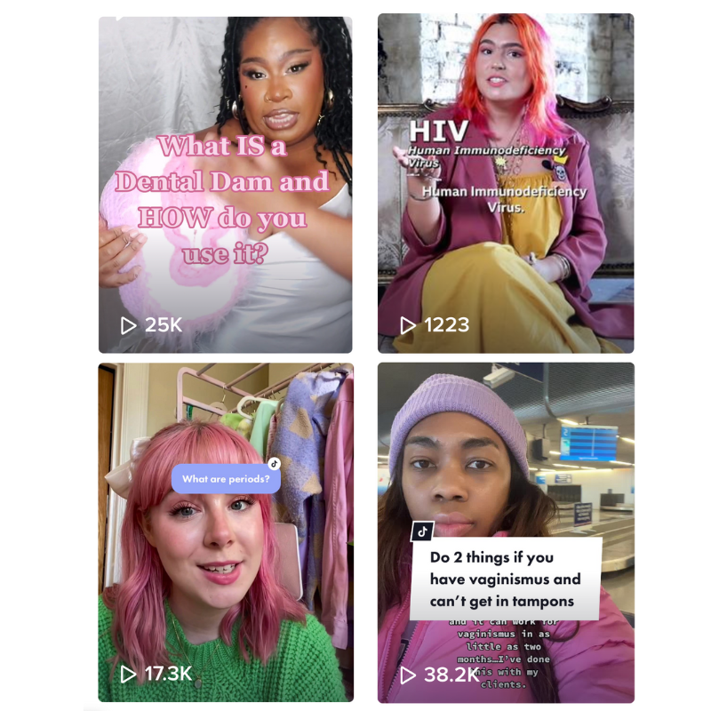 HANX Five SexTok Influencers You Need In Your TikTok Feed